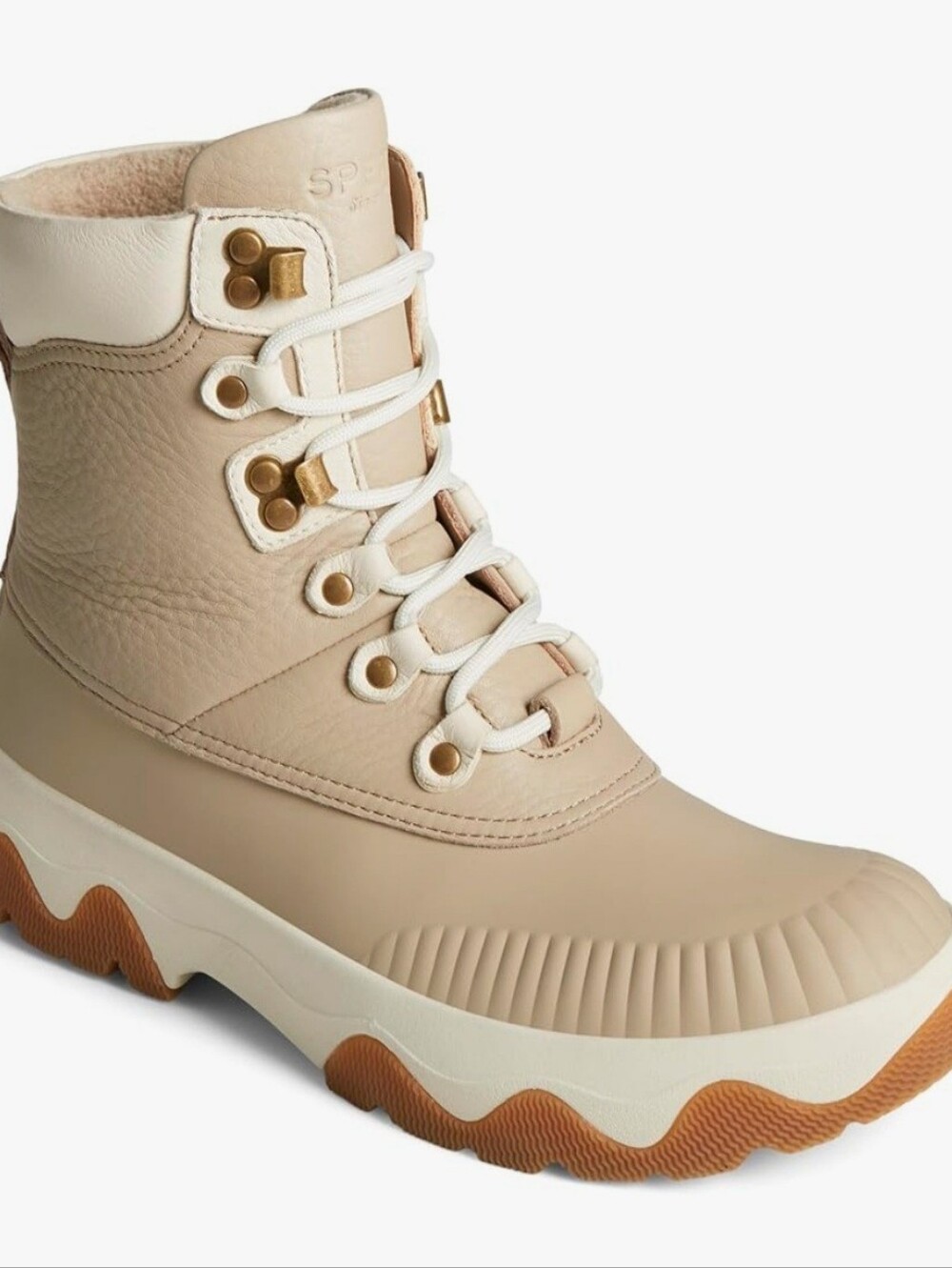 Sperry Acadia Leather Waterproof Lace-Up Winter Boot